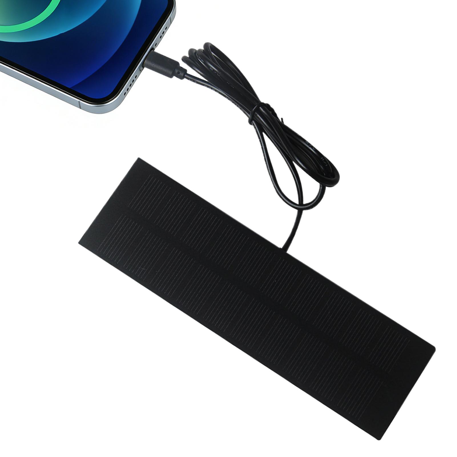 Solar Emergency Charger - Panneau solaire portable 5W 5V, chargeur