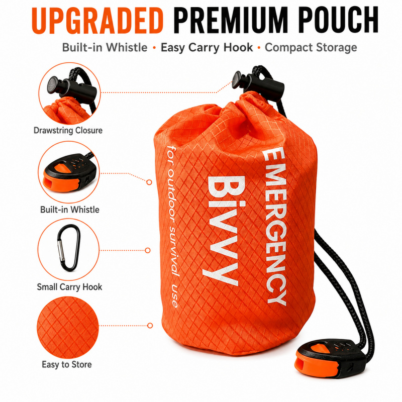 Lot de 2 sacs de couchage d'ur - Emergency Whistle Loud avis et prix