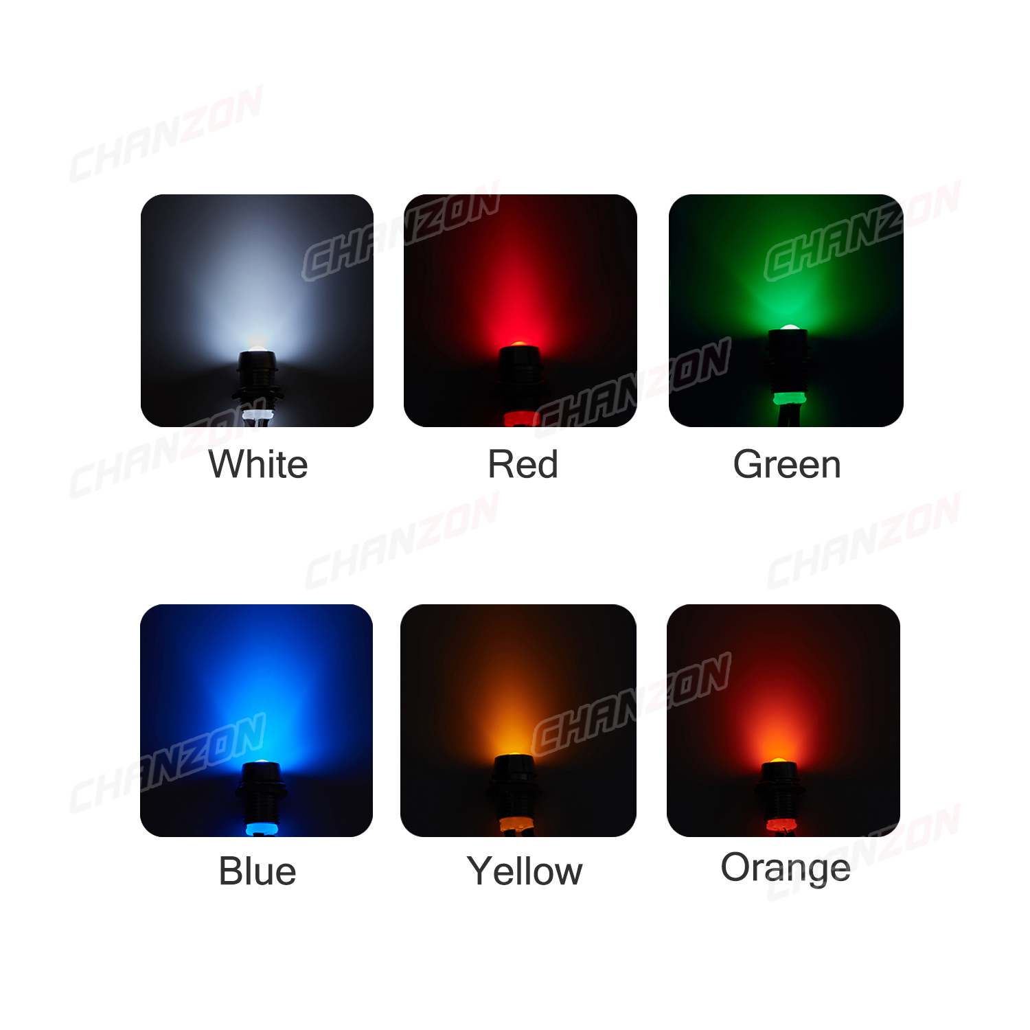 Indicateur LED 12V 8mm, blanc, - Signal Panel Orange avis et prix