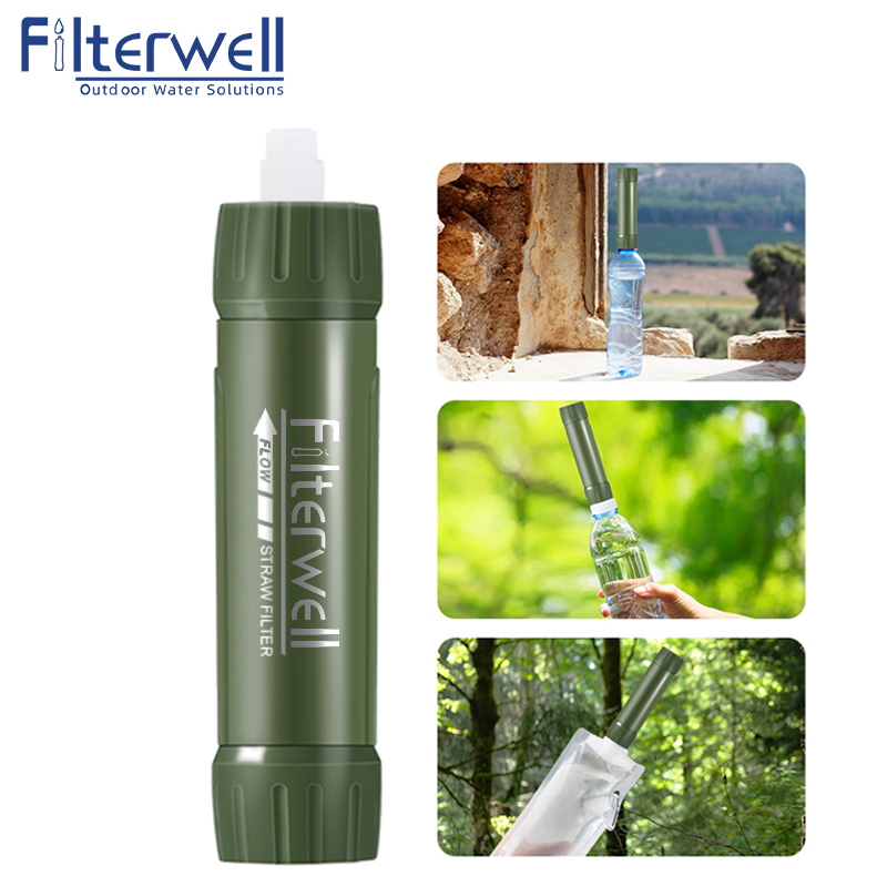 Filterwell-Mini paille verte a - Water Purification Straw avis et prix